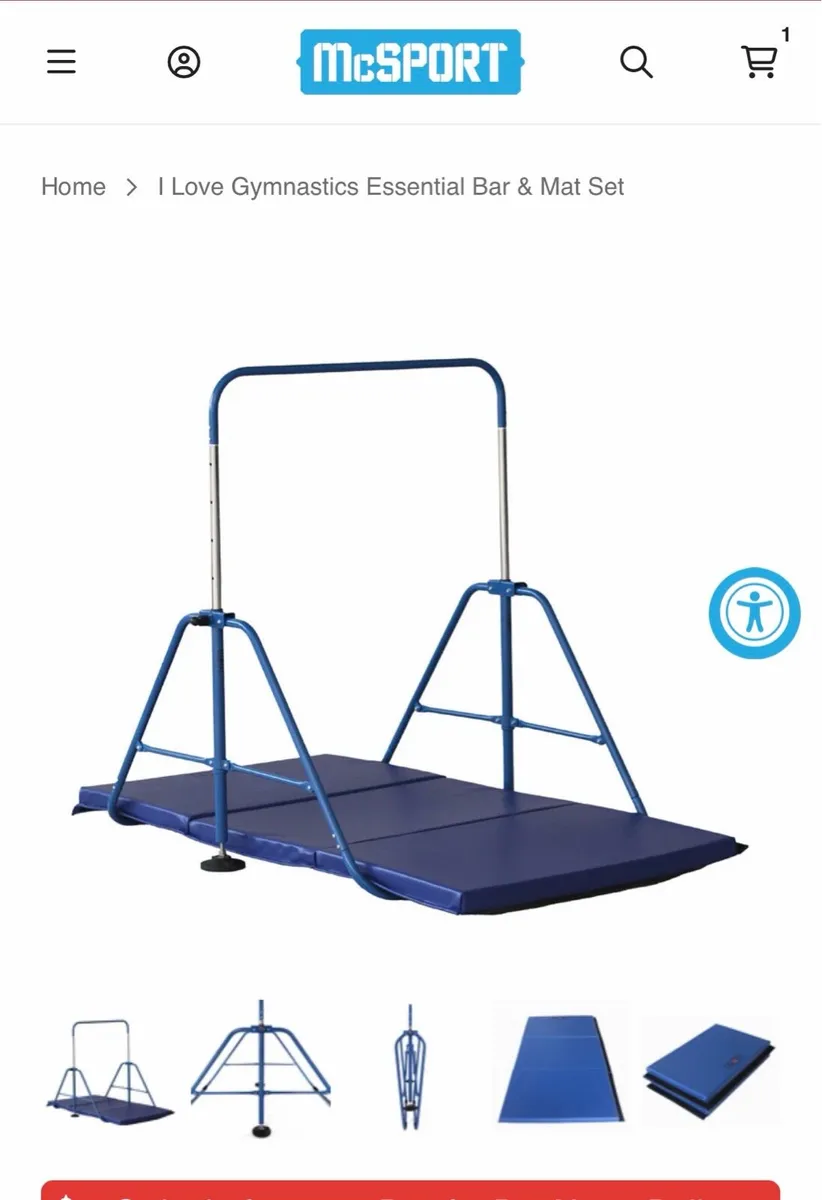 Gymnastics bar - Image 1