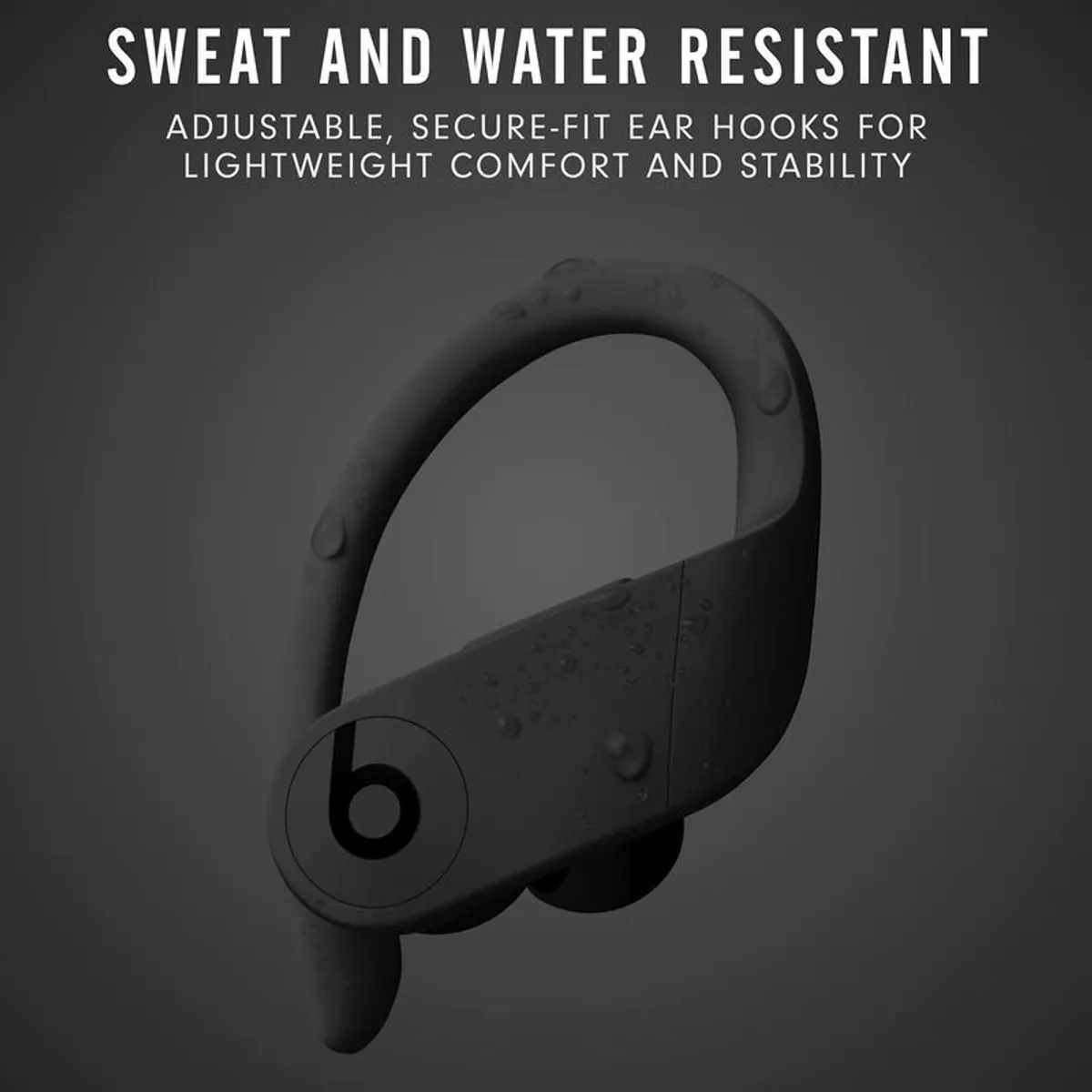 PRICE DROP !!! Beats Power Beats Powerbeats Pro Wireless Earphones - Apple H1 Headphone Chip, Class 1 Bluetooth, 9 Hours Of Listening Time, Sweat Resistant Earbuds, Built-in Microphone - Black - Image 1
