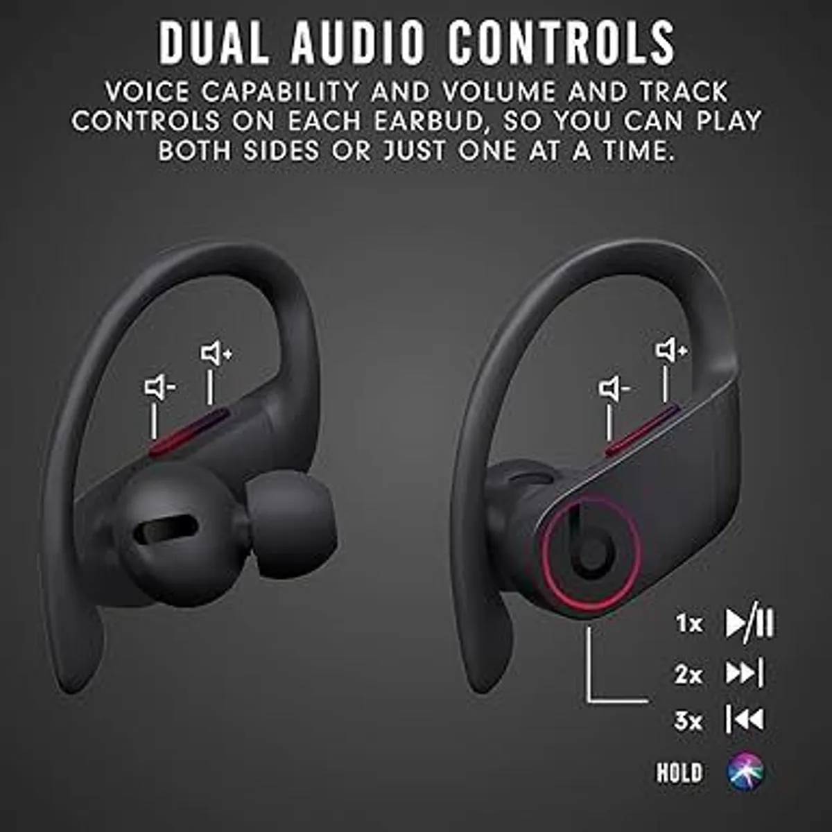 PRICE DROP !!! Beats Power Beats Powerbeats Pro Wireless Earphones - Apple H1 Headphone Chip, Class 1 Bluetooth, 9 Hours Of Listening Time, Sweat Resistant Earbuds, Built-in Microphone - Black - Image 2