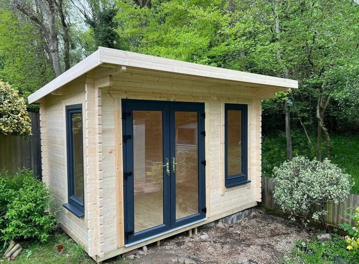 🏡 12×10 Coola Pent Log Cabin – 44mm Premium Timbe - Image 3