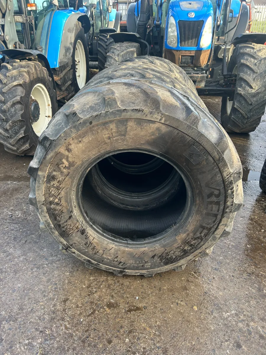 4 x Vredestein 500/70/R24 Tyres - Image 1