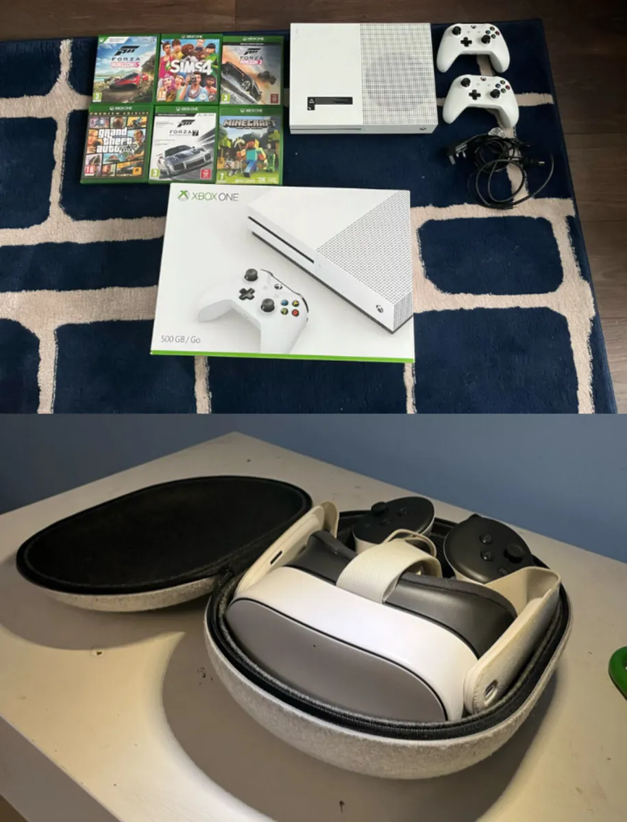 Meta Quest 3s+Xbox one with games LOOK IN DESC - Image 1