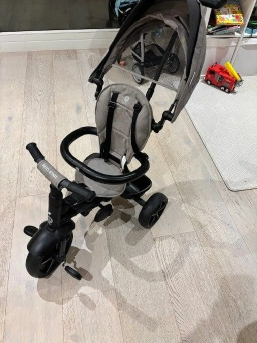 QPlay Rito Star Folding Trike Grey - Image 1