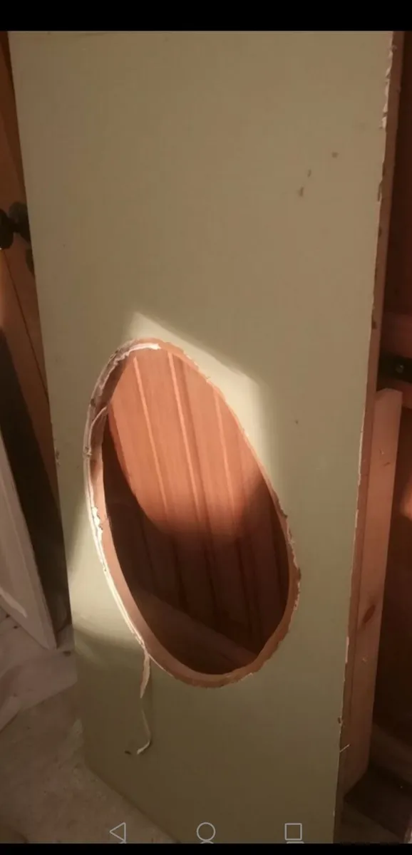 Solid Pine (Painted Green)Bathroom Uni - Image 2