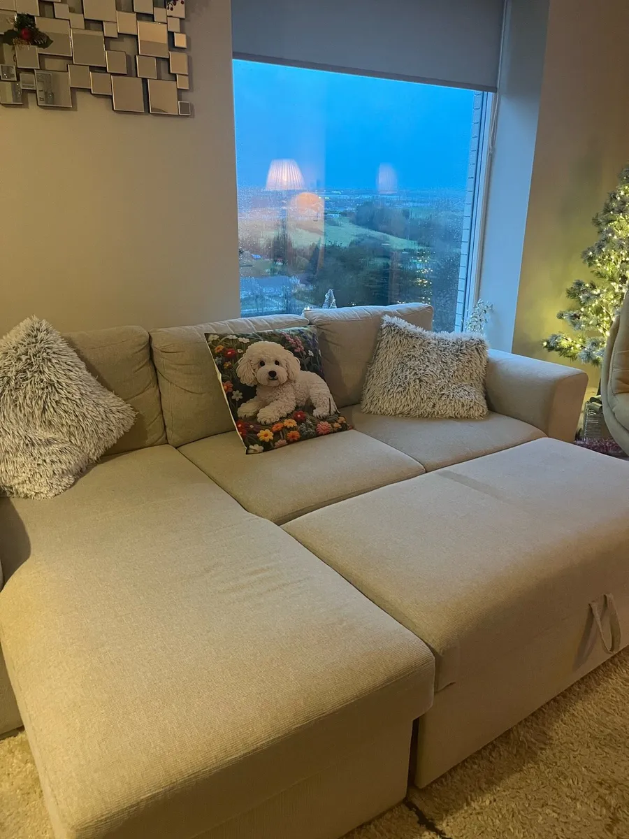 Pull out fabric sofa ( L Shape) - Image 1