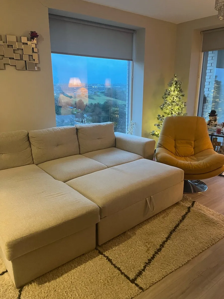 Pull out fabric sofa ( L Shape) - Image 2