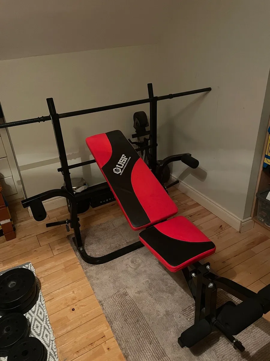 Multi function bench press with weights - Image 2