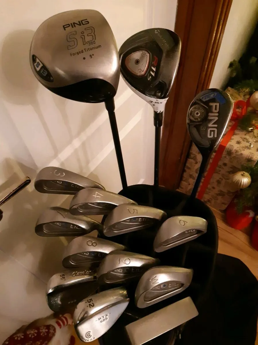 Ping Golf Set Talormade 3 Wood Cleveland Wedges - Image 3