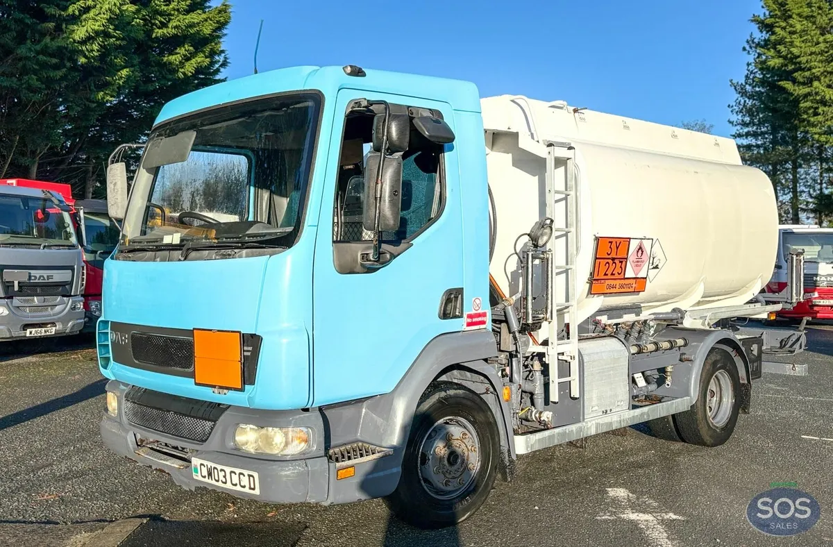 2003 DAF FA LF 45 180 Rigid Tanker - Image 1