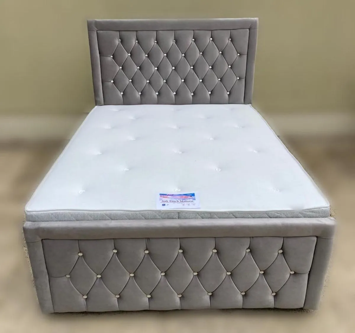 Bumper sandy divan beds and mattress - Image 2