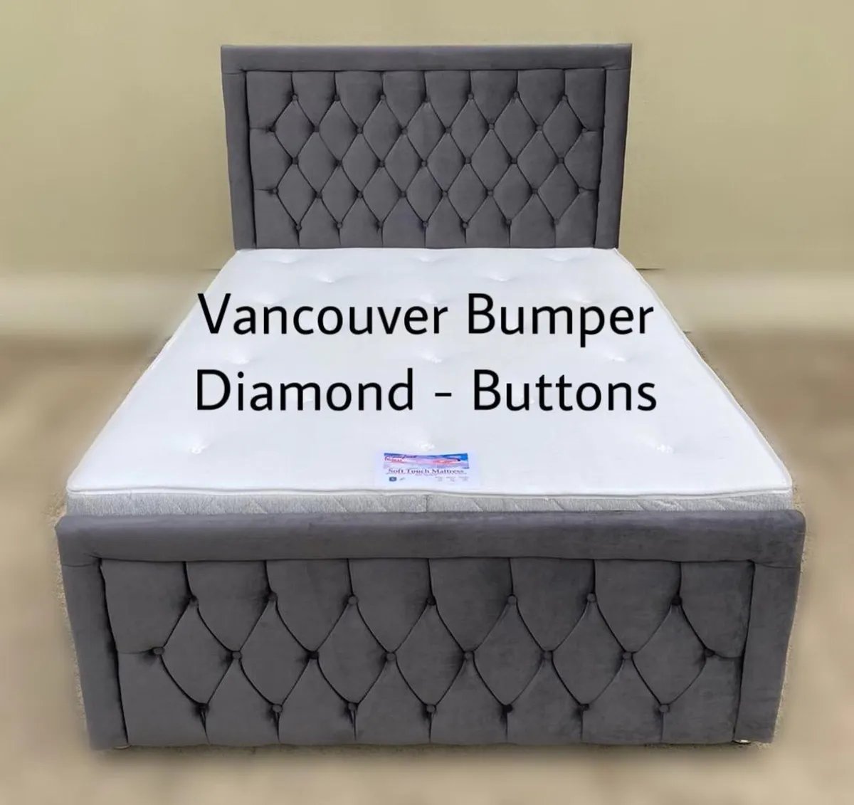 Bumper sandy divan beds and mattress - Image 3