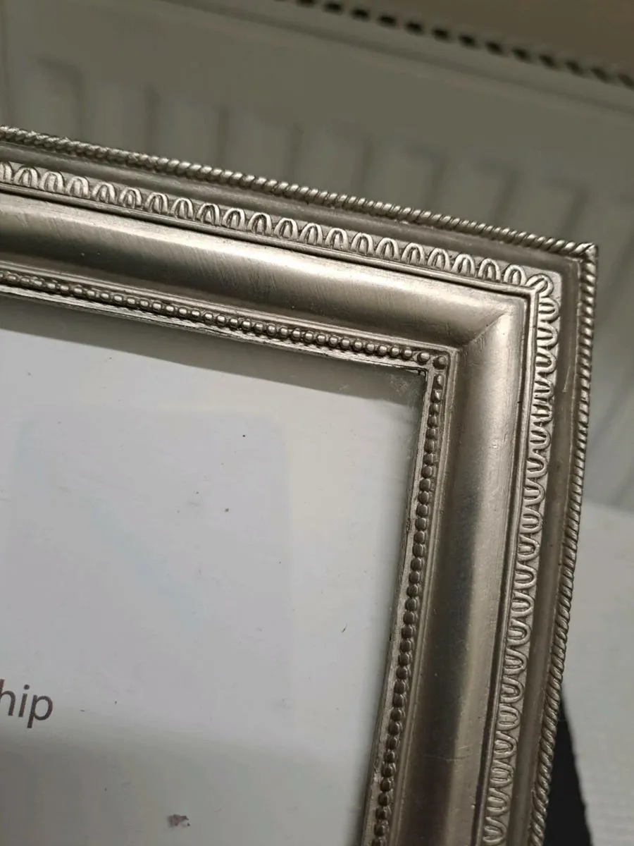 Heavy Silver-Tone Photo Frame from S.K - Image 2