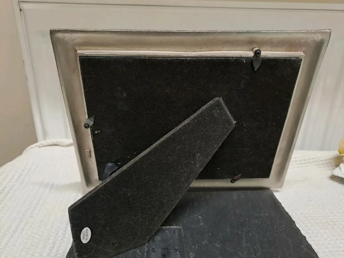 Heavy Silver-Tone Photo Frame from S.K - Image 3