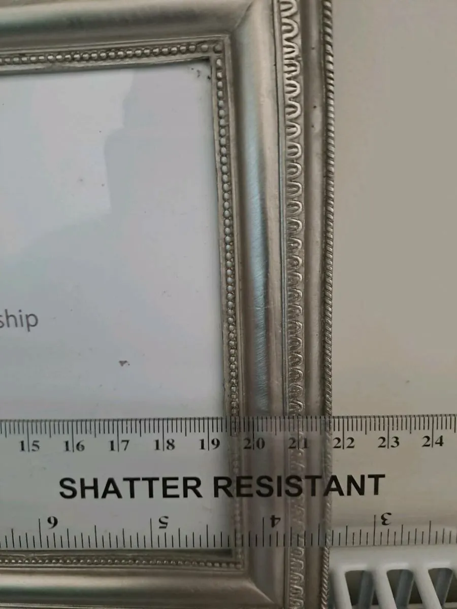 Heavy Silver-Tone Photo Frame from S.K - Image 4