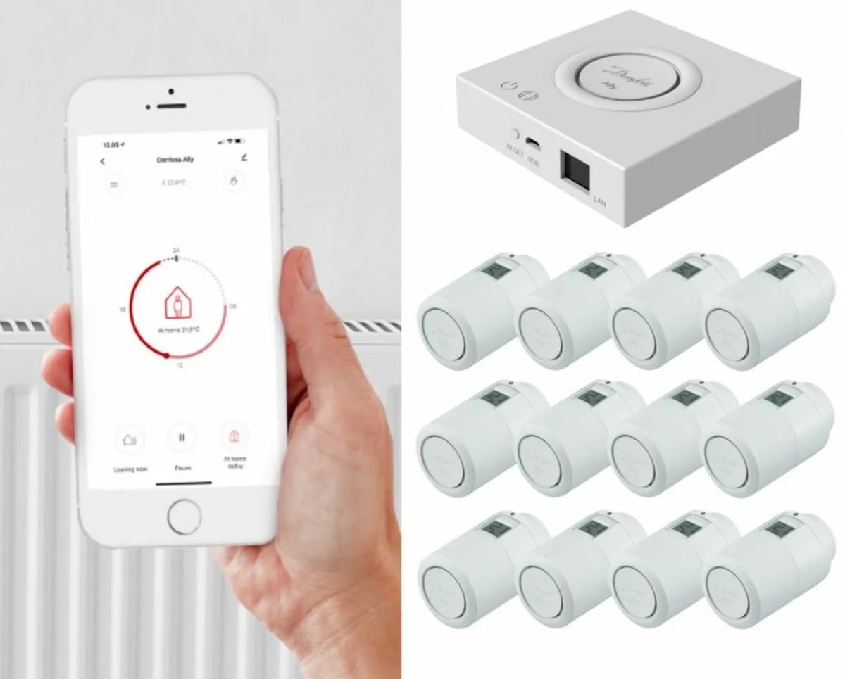 Danfoss Ally smart TRVs 12 with 1 gateway - Image 4