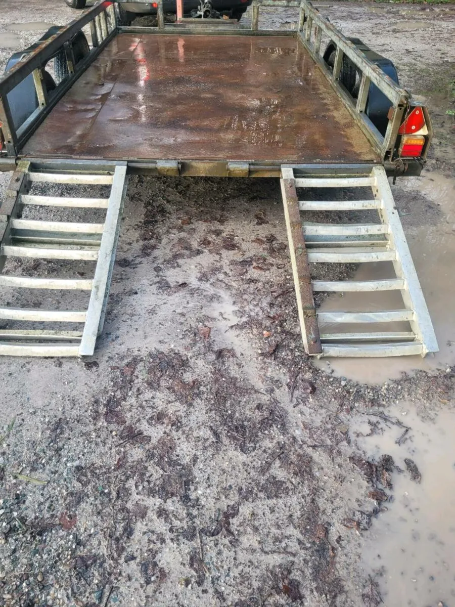 Ifor Williams 10x6 plant trailer fully serviced - Image 4