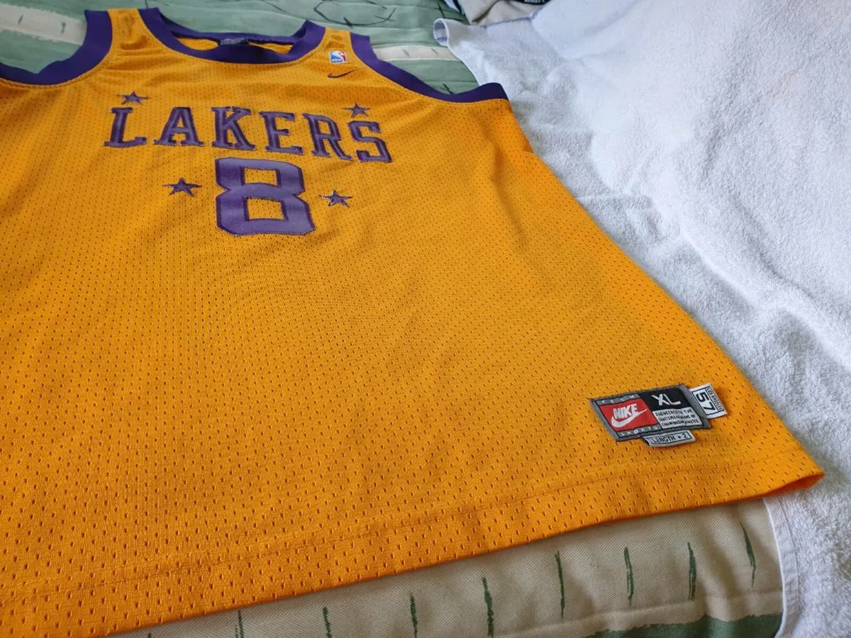 LA Los Angeles Lakers Swingman Home Jersey 2004 XL - Image 4