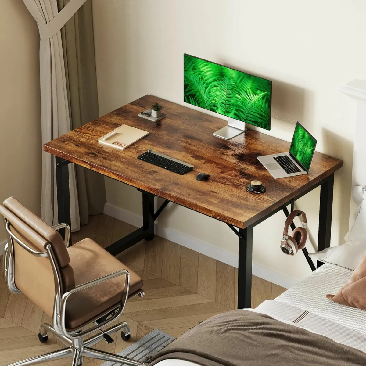 Computer Desk 100x50 cm, Home Office desk Study - Image 4