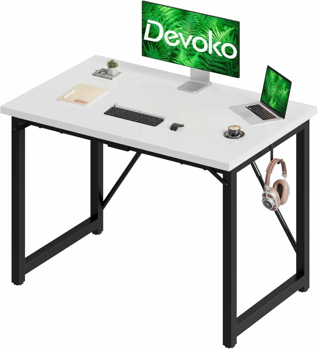 Computer Desk 100 x 50 cm, Home Office desk, Study - Image 4