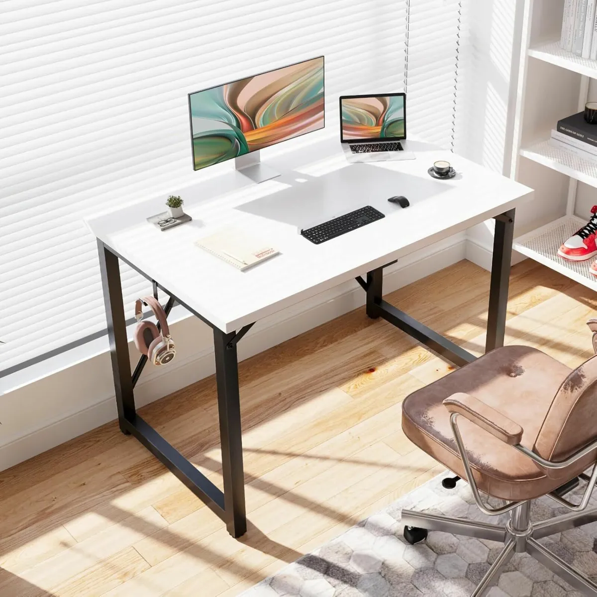 Computer Desk 100 x 50 cm, Home Office desk, Study - Image 1