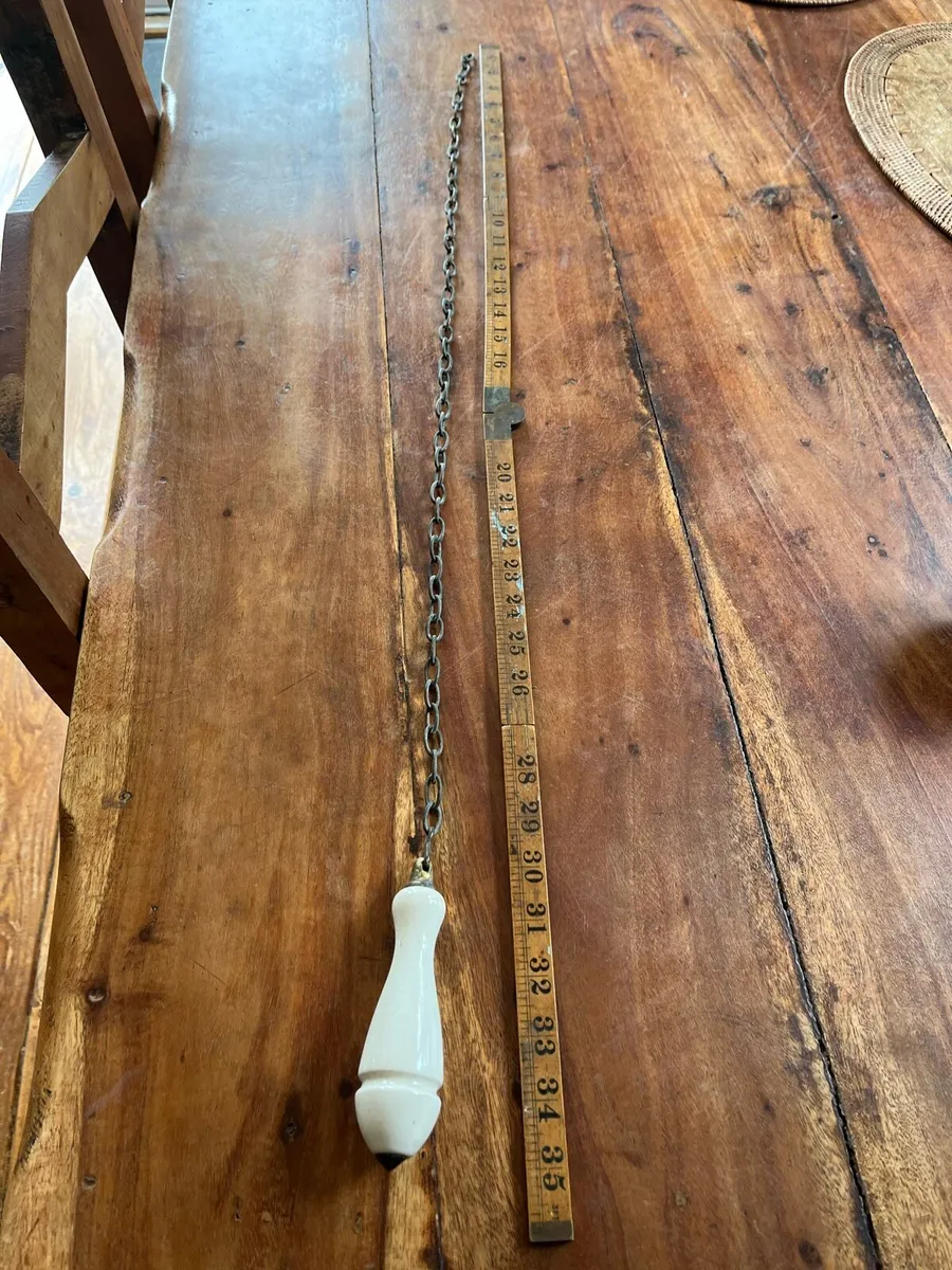Antique Toilet Pull Handle And Chain - Image 3