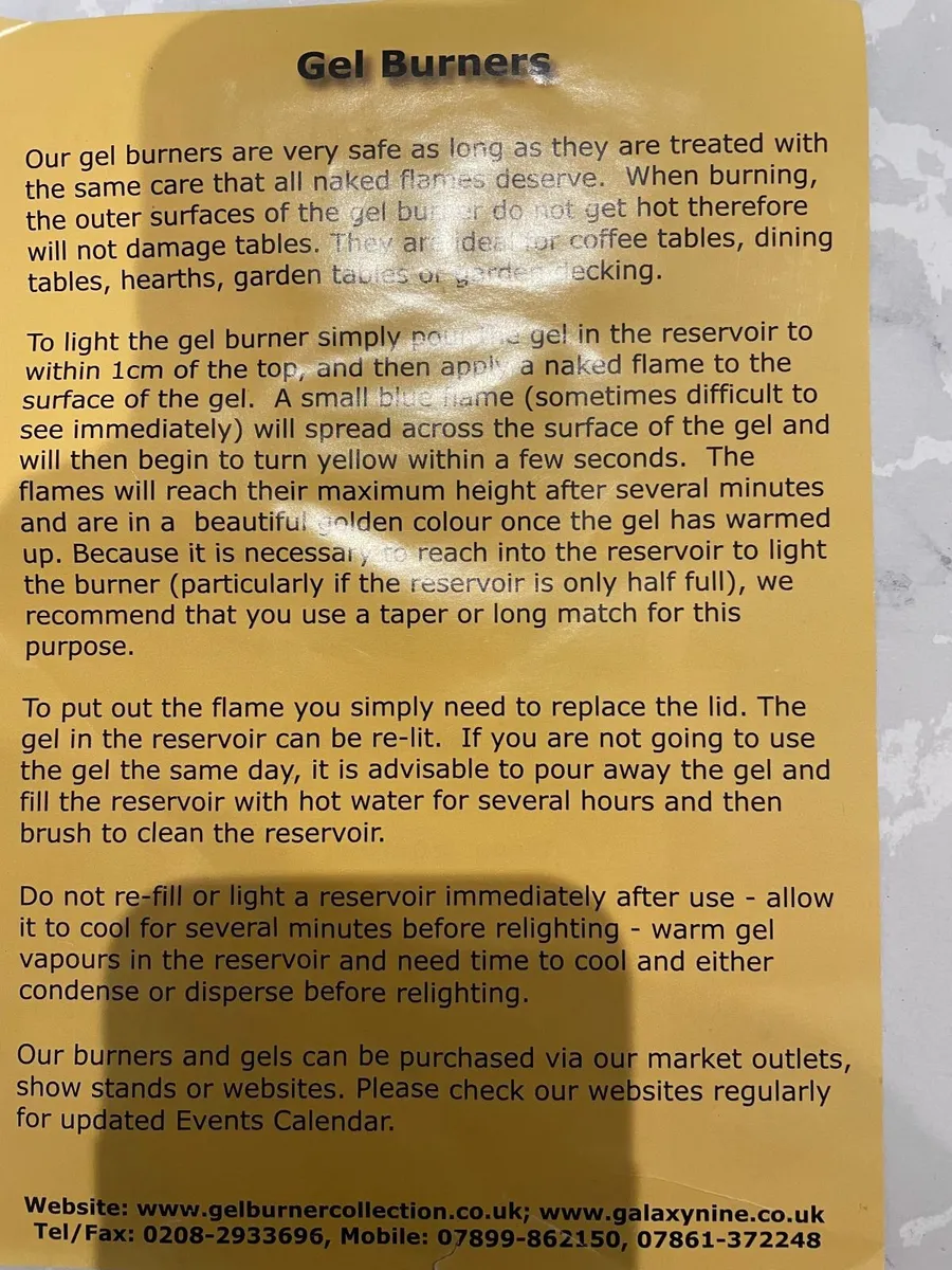 Gel burner - Image 3