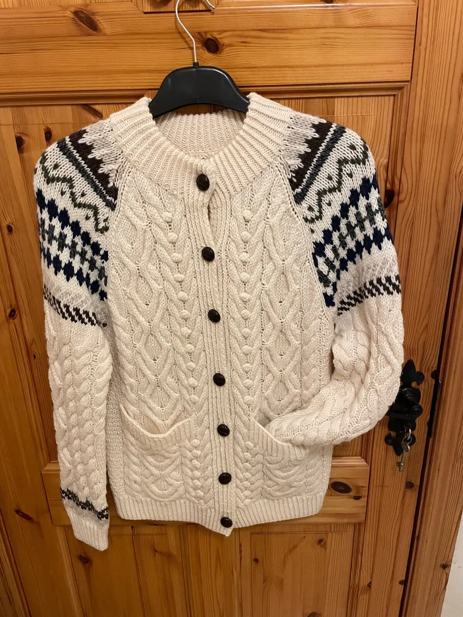 New Aran cardigan - Image 1