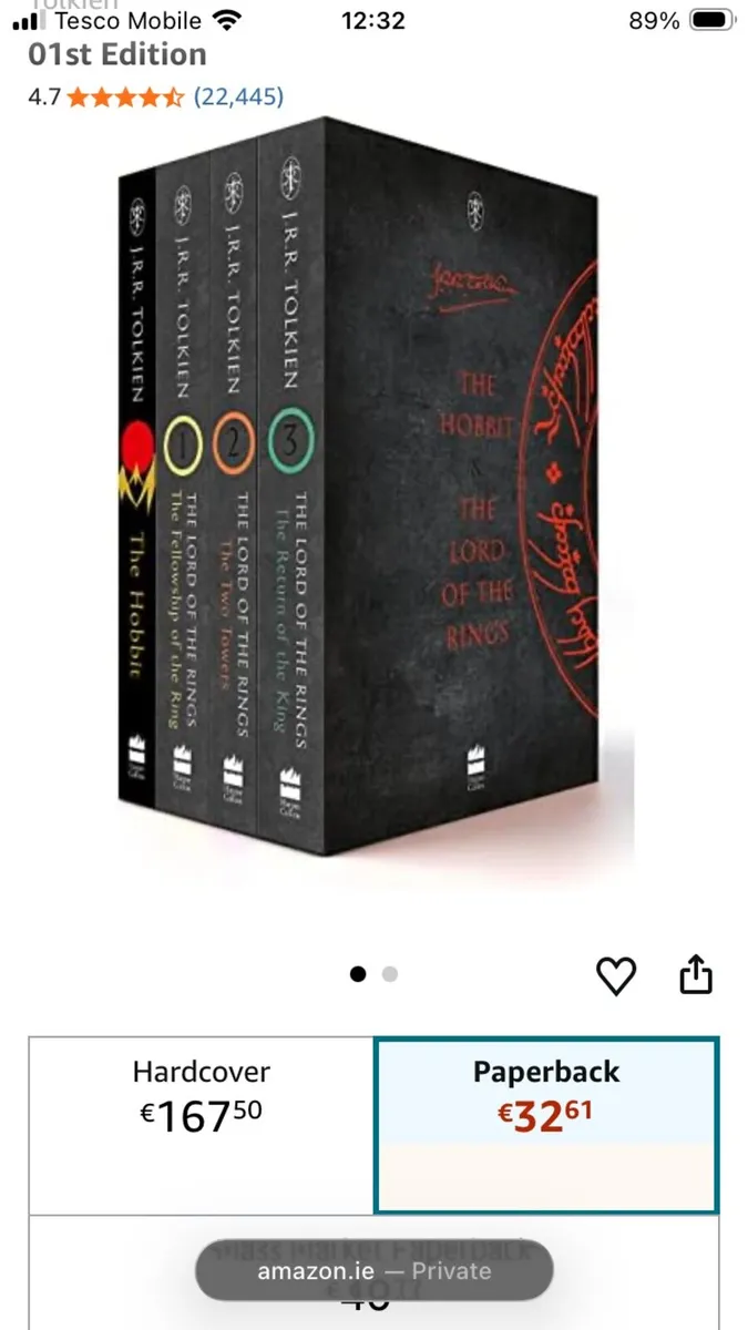 Lord of the rings books and hobbit books - Image 3