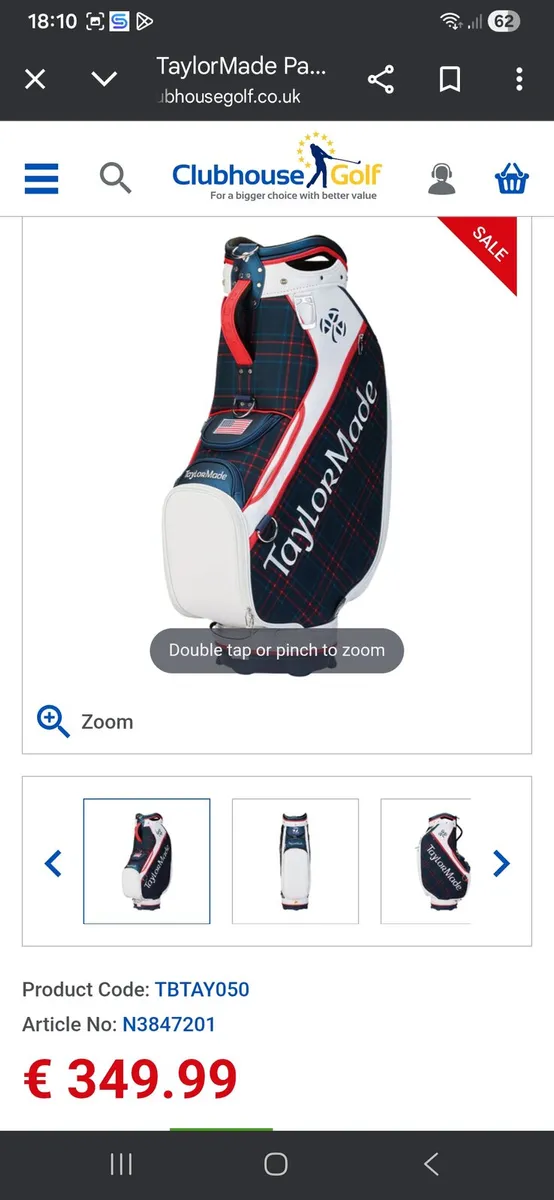 Taylormade golf bag - Image 2