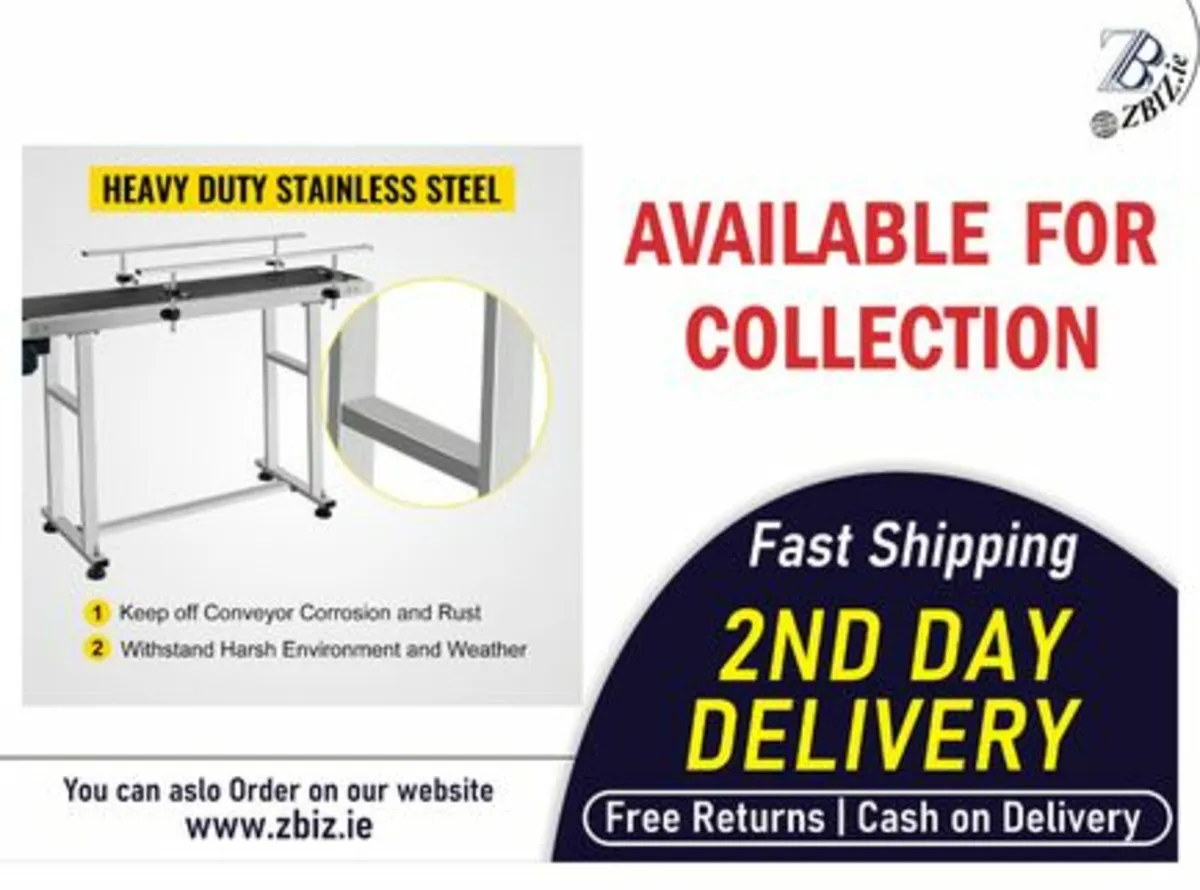 Electric Conveyor Machine 1500x198mm PVC Belt - Image 1