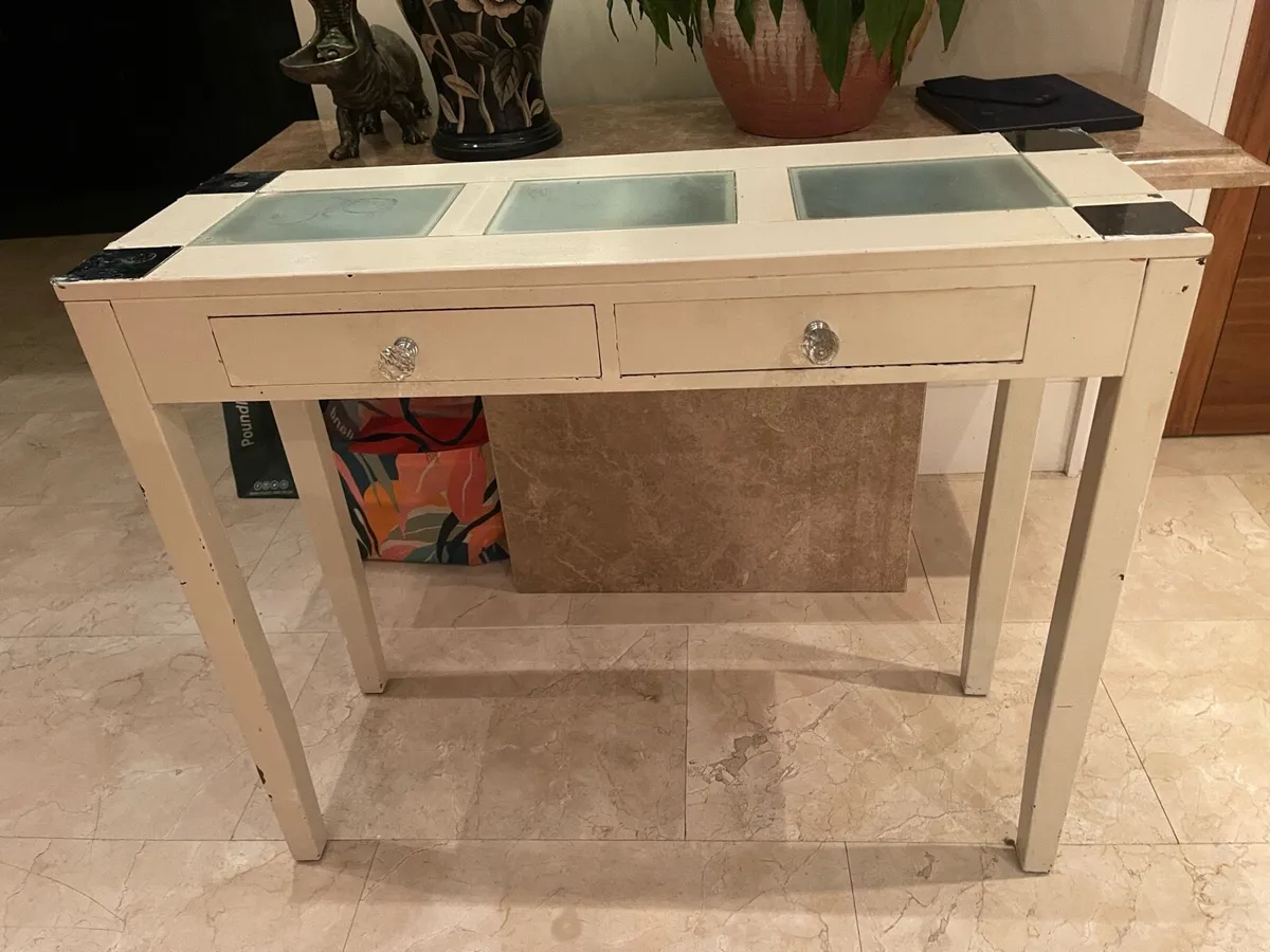 Lovely White Console Table - Hall Table - Image 1