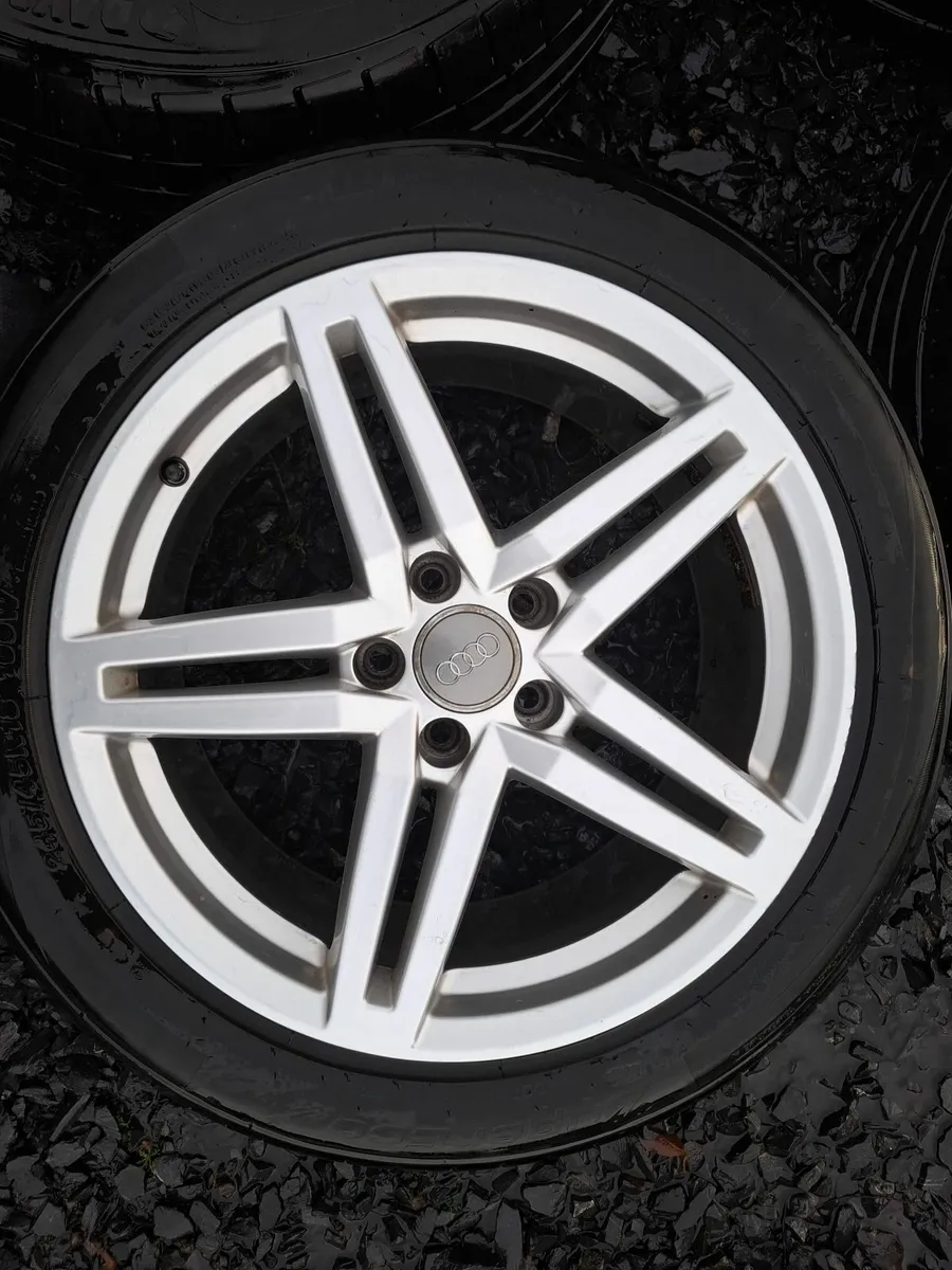 18" Genuine Audi A6 S Line Alloys with tyres - Image 1