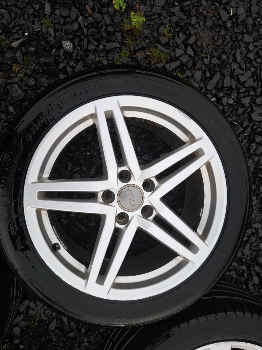 18" Genuine Audi A6 S Line Alloys with tyres - Image 3
