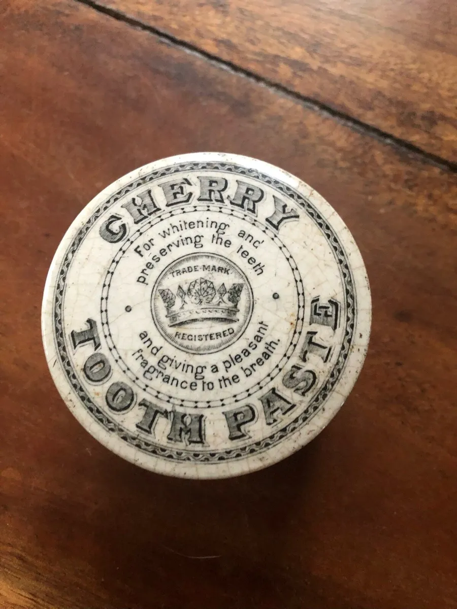 Antique Tooth Paste Lid - Image 1