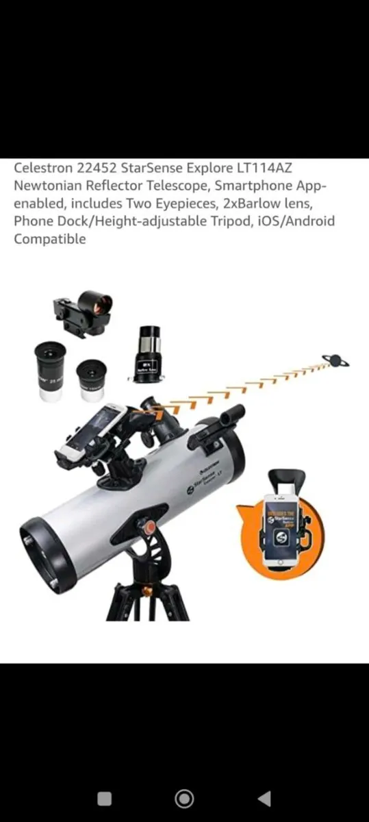 Telescope Celestron 22452 new at box - Image 1