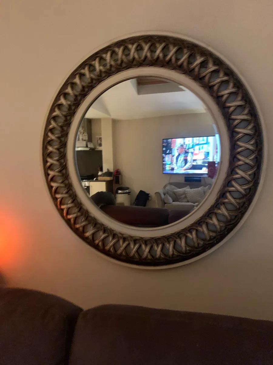 Elegant Celtic Knot Design Large Round Mirror - Image 2