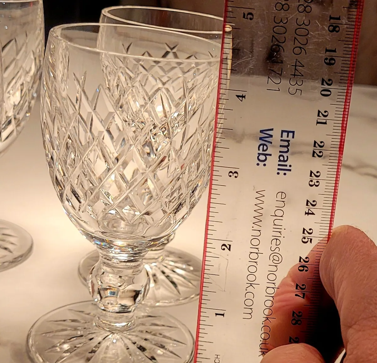 Waterford Crystal Sherry Glasses - Image 4