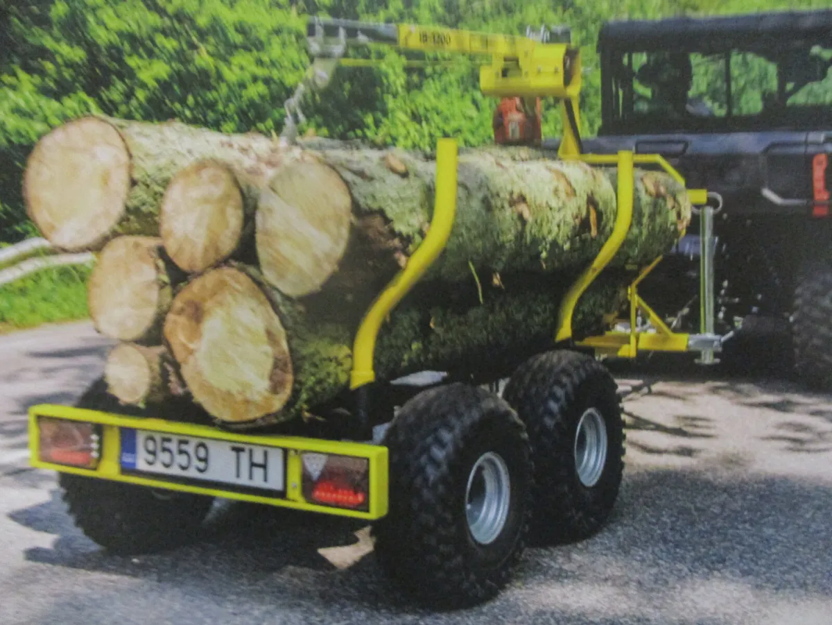 ATV / UTV Log Timber Trailer Log Crane - Image 2