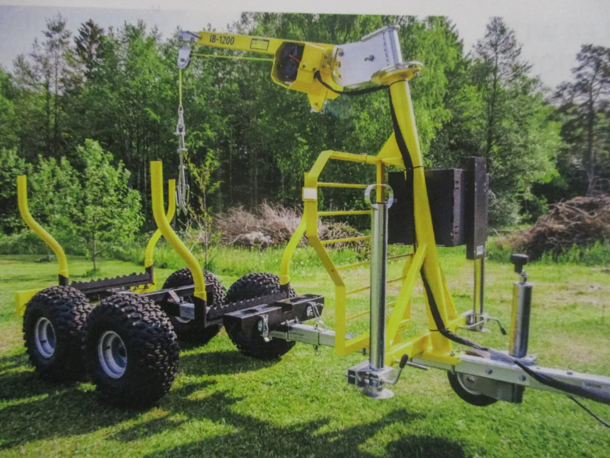 ATV / UTV Log Timber Trailer Log Crane - Image 3