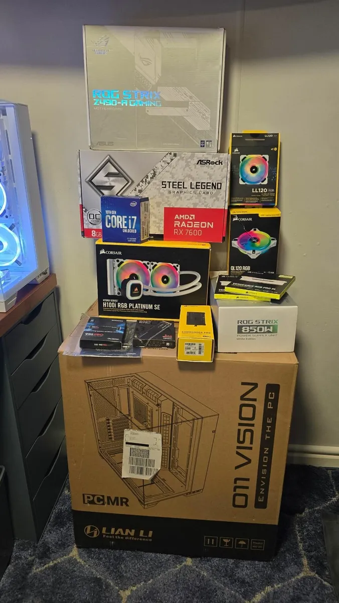 Custom Built Lian-Li Desktop Glass RGB Gaming PC - Image 2