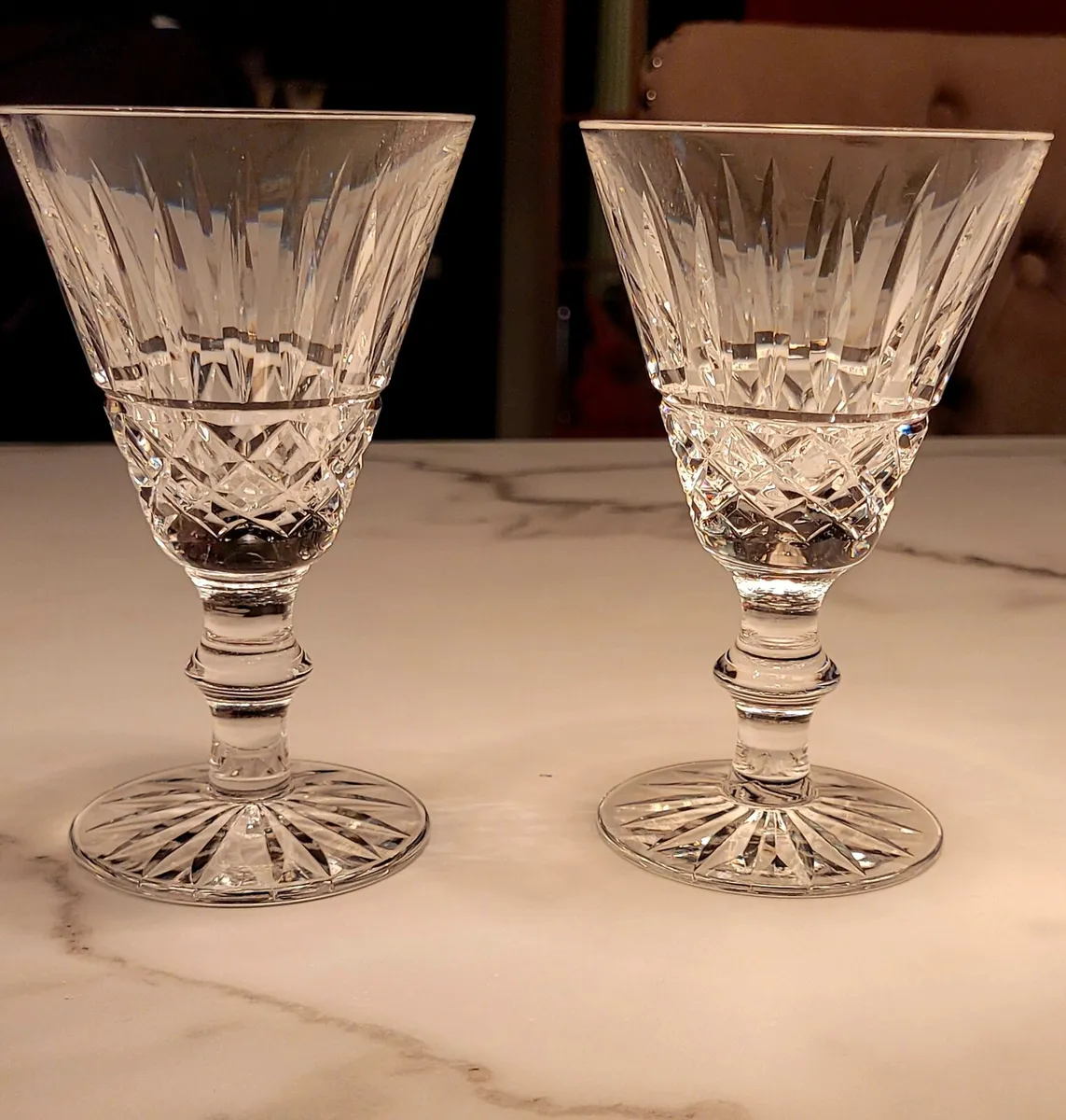 Waterford Crystal Wine Glasses x 2 - Image 1