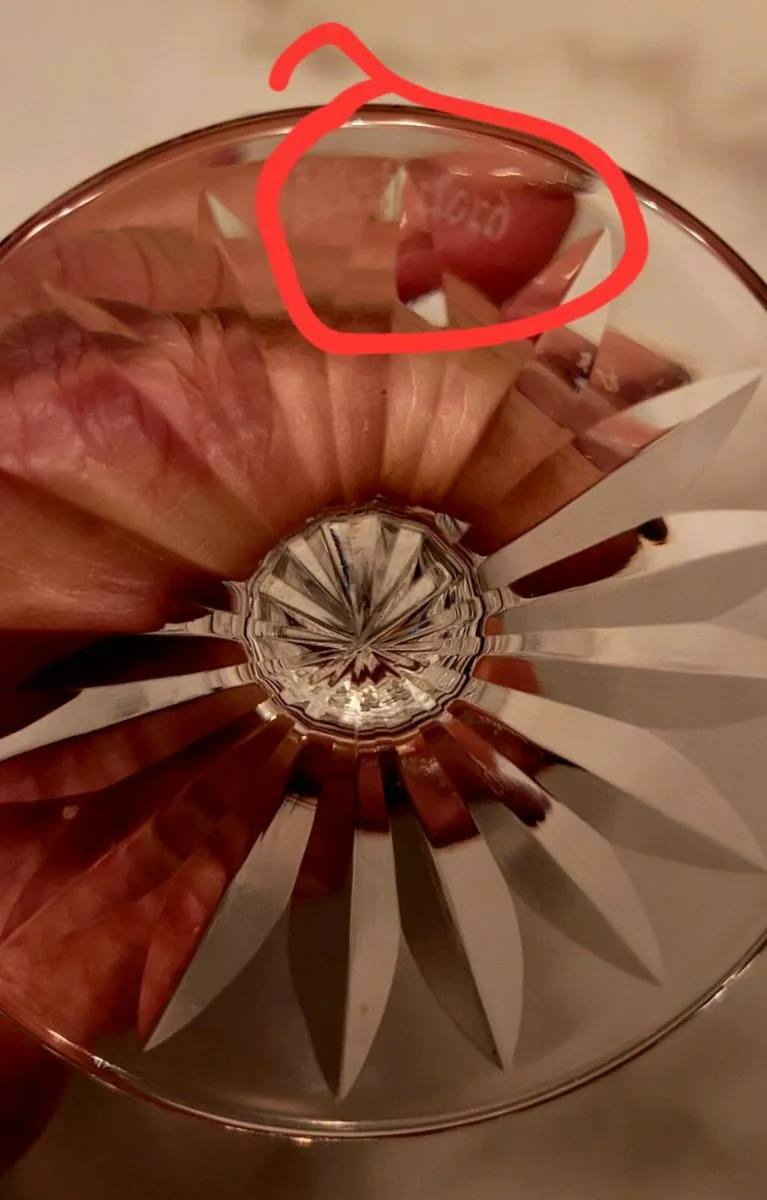 Waterford Crystal Wine Glasses x 2 - Image 4