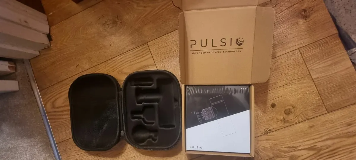 Pulsio Air Massage Gun + Case BNWT - Image 1