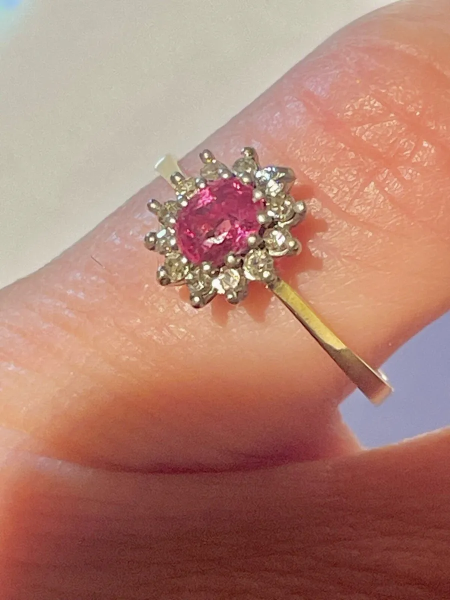 18 Carat Gold, Ruby and Diamond Ring - Image 1