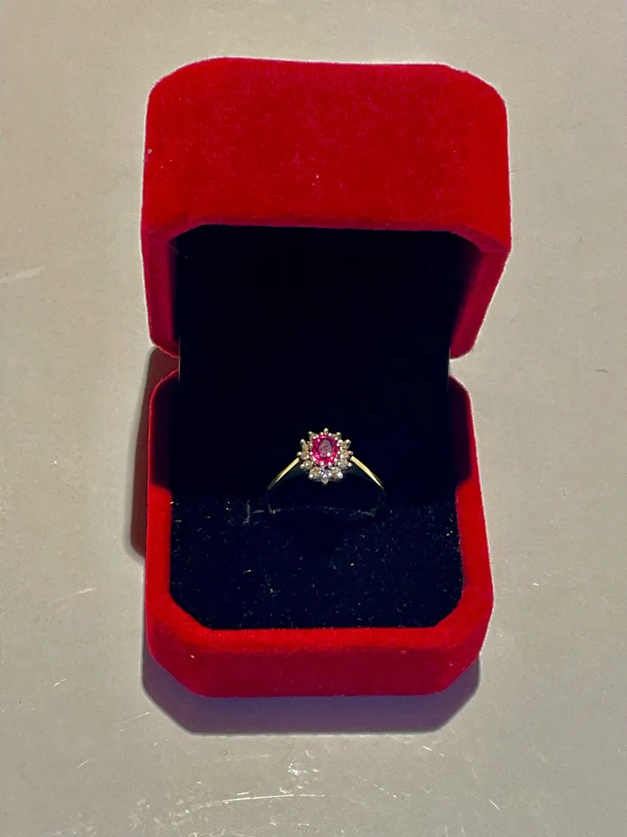 18 Carat Gold, Ruby and Diamond Ring - Image 3