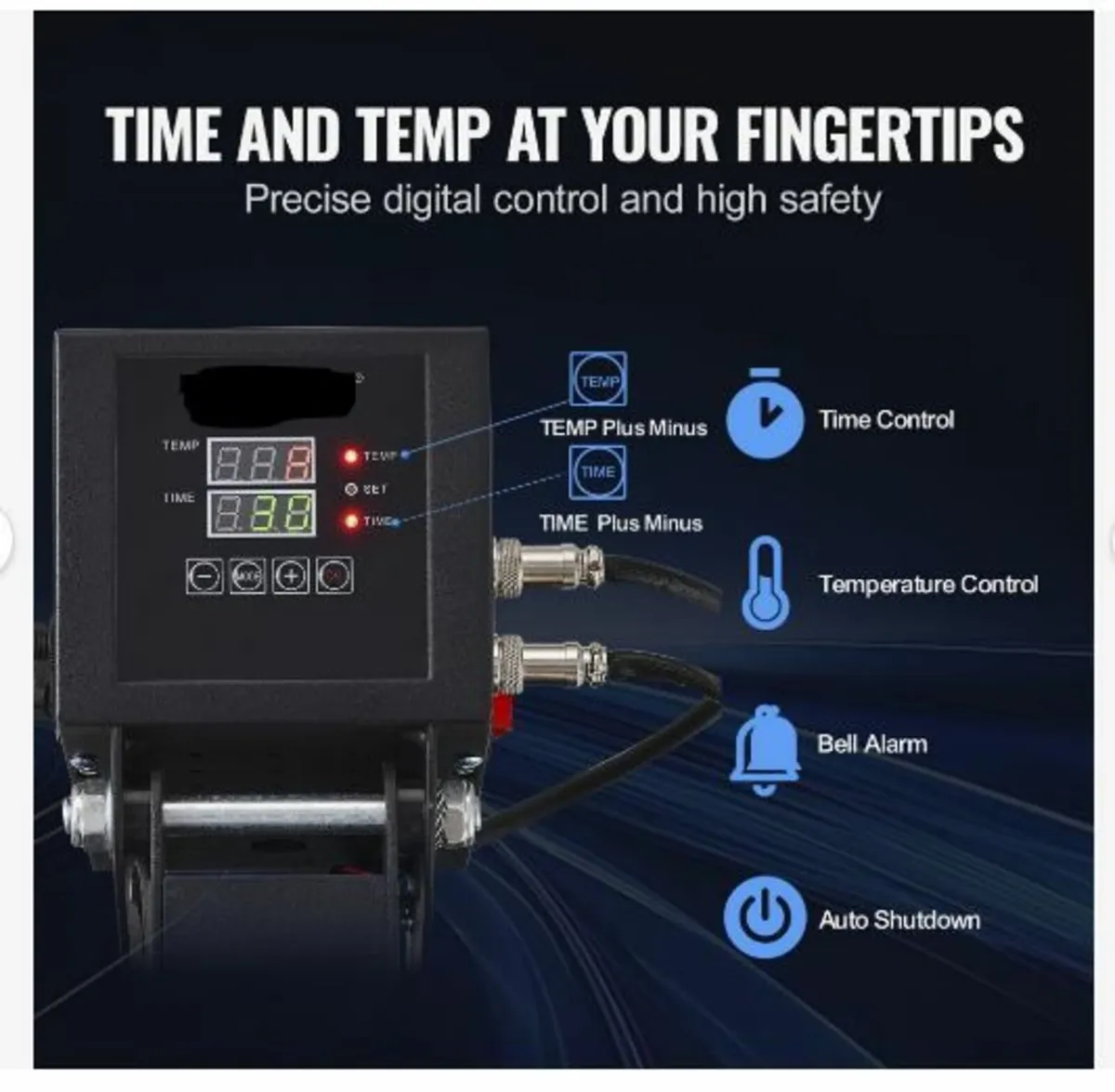 Heat Press Machine 15 x 15 in/38.1 x 38.1 cm - Image 4