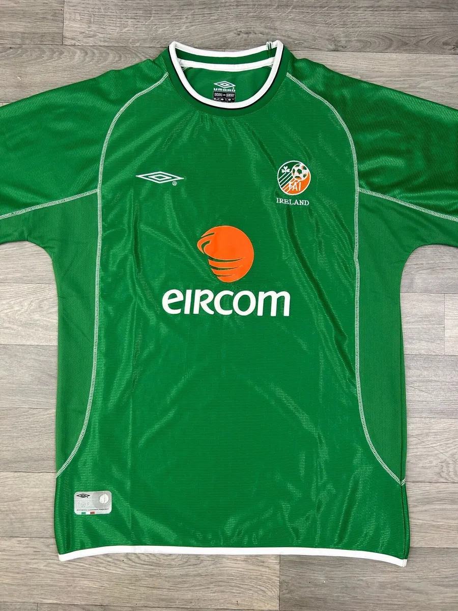 Vintage 2001 Umbro Ireland Home Jersey Shirt XXL - Image 2