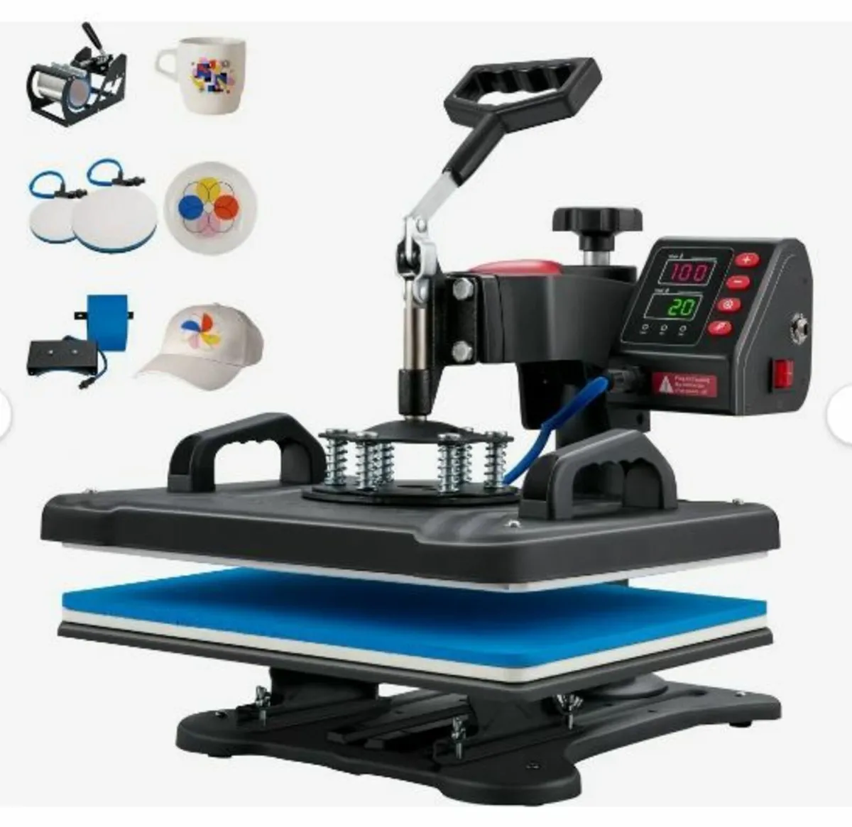Heat Press, 5 in 1 Heat Press Machine - Image 1