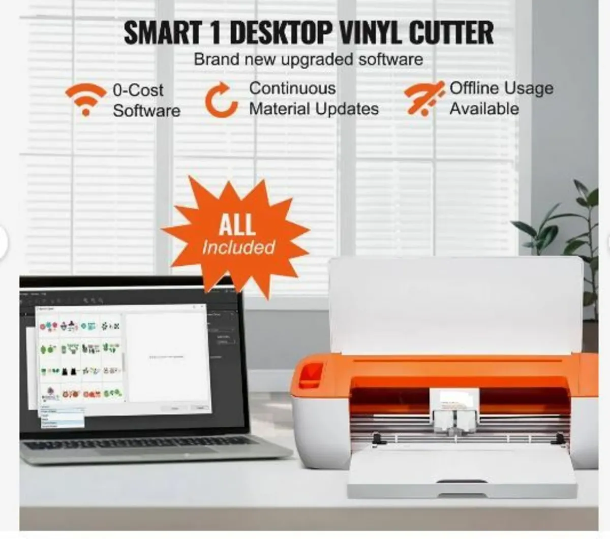 Vinyl Cutter Machine, Bluetooth Connectivity - Image 2