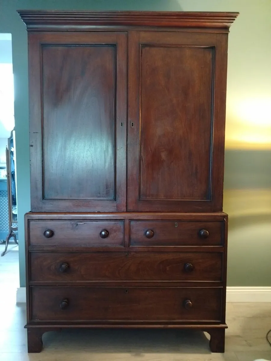 Antique Linen Press - Image 1